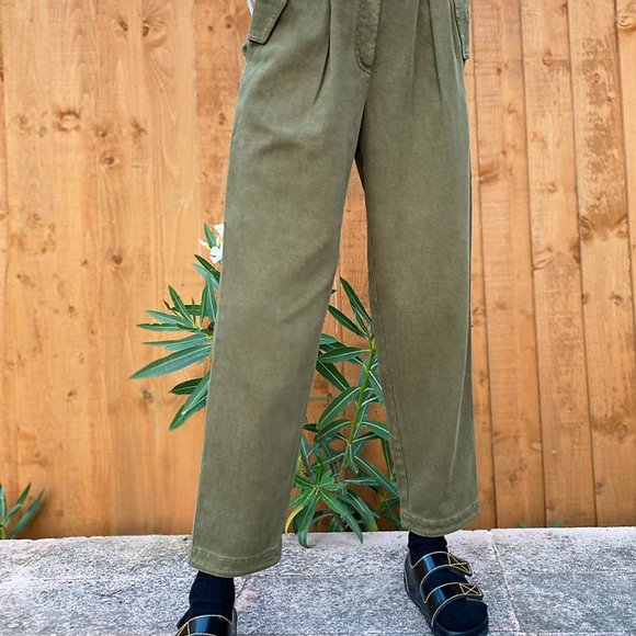 Aritzia The Group by Babaton Balboa Pant in Gunmetal Green size 4 - Picture 2 of 10